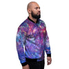 Abstract Starfield Galaxy Space Men's Bomber Jacket-grizzshop