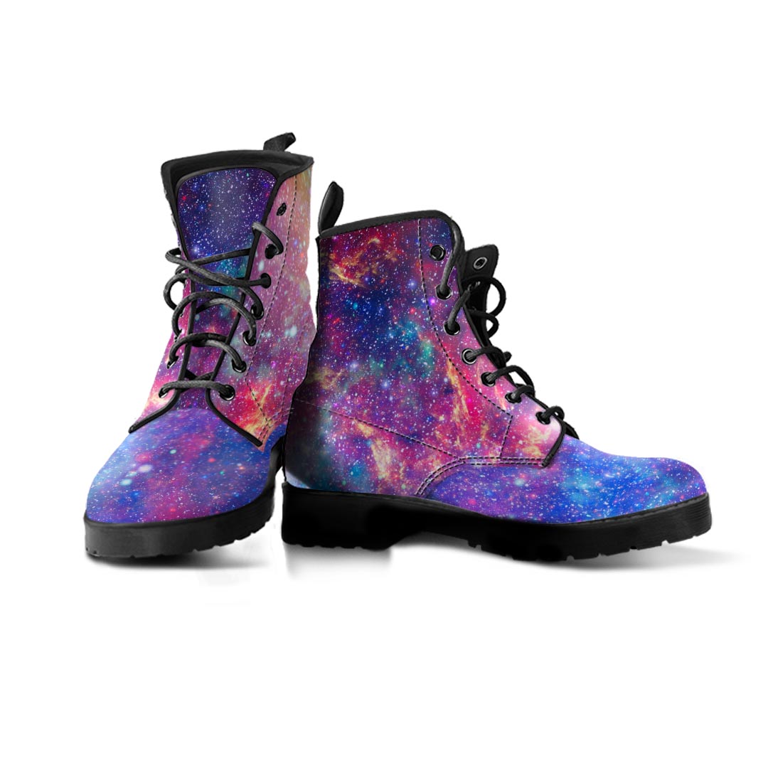 Abstract Starfield Galaxy Space Men's Boots-grizzshop