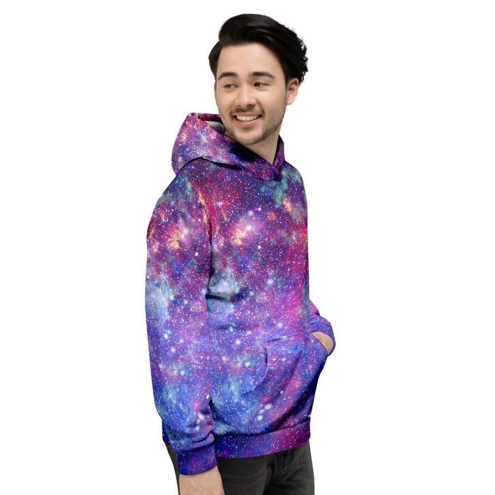 Abstract Starfield Galaxy Space Men's Hoodie-grizzshop