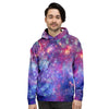 Abstract Starfield Galaxy Space Men's Hoodie-grizzshop