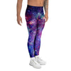 Abstract Starfield Galaxy Space Men's Leggings-grizzshop