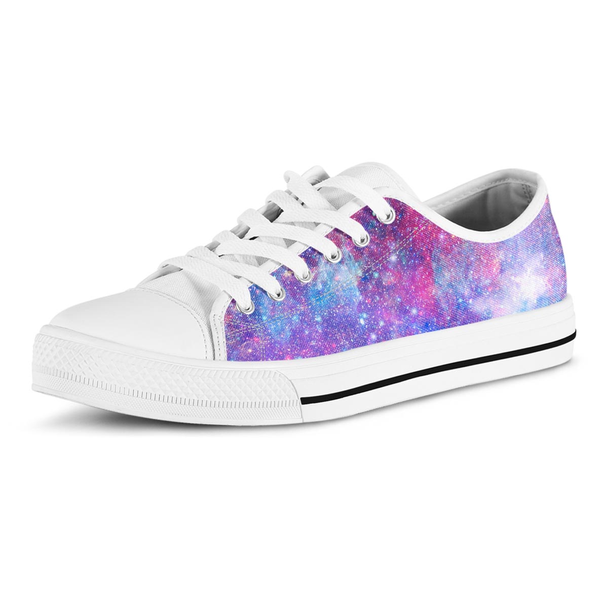 Abstract Starfield Galaxy Space Men's Low Top Shoes-grizzshop