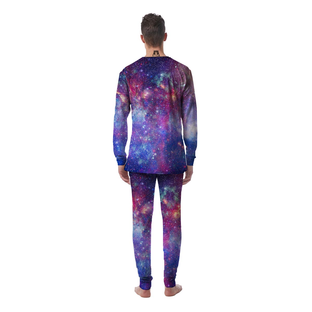 Abstract Starfield Galaxy Space Men's Pajamas-grizzshop