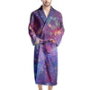 Abstract Starfield Galaxy Space Men's Robe-grizzshop