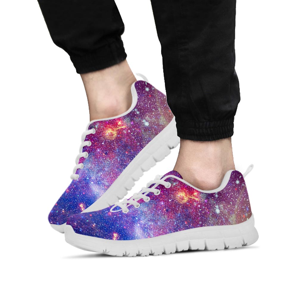 Abstract Starfield Galaxy Space Men's Sneakers-grizzshop