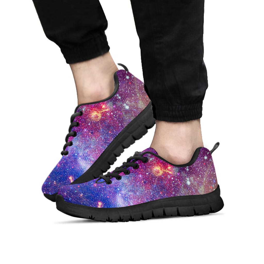 Abstract Starfield Galaxy Space Men's Sneakers-grizzshop