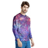 Abstract Starfield Galaxy Space Men's Sweatshirt-grizzshop