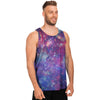 Abstract Starfield Galaxy Space Men's Tank Tops-grizzshop