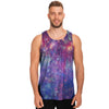 Abstract Starfield Galaxy Space Men's Tank Tops-grizzshop