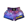 Abstract Starfield Galaxy Space Muay Thai Boxing Shorts-grizzshop