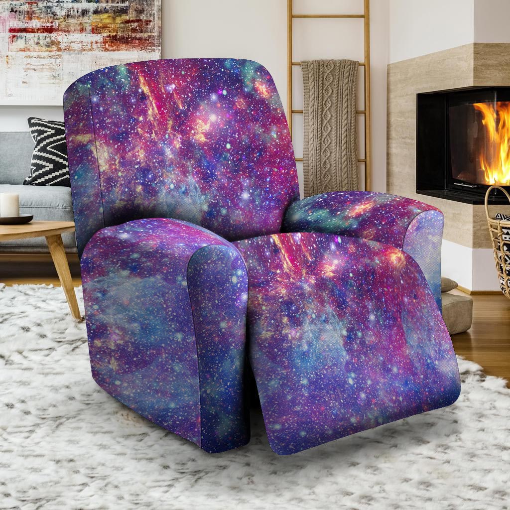 Abstract Starfield Galaxy Space Recliner Cover-grizzshop