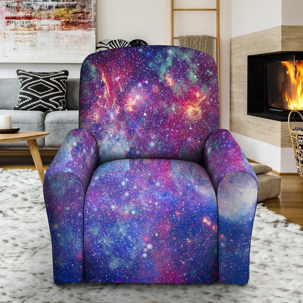 Abstract Starfield Galaxy Space Recliner Cover-grizzshop