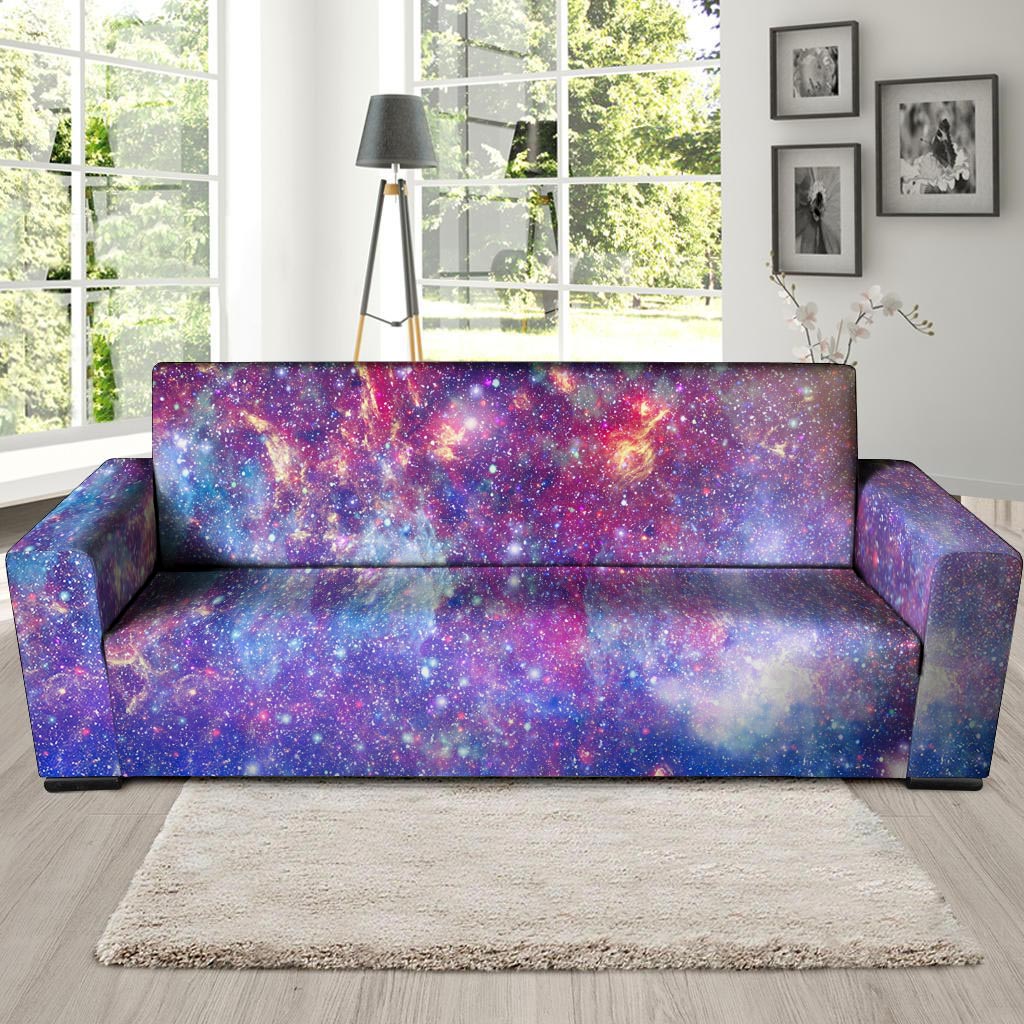 Abstract Starfield Galaxy Space Sofa Cover-grizzshop