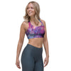 Abstract Starfield Galaxy Space Sports Bra-grizzshop