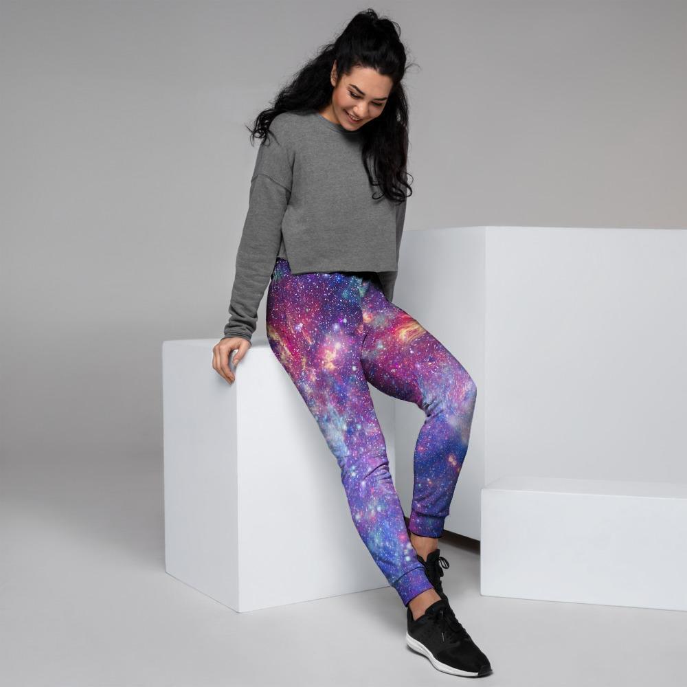 Abstract Starfield Galaxy Space Women's Joggers-grizzshop