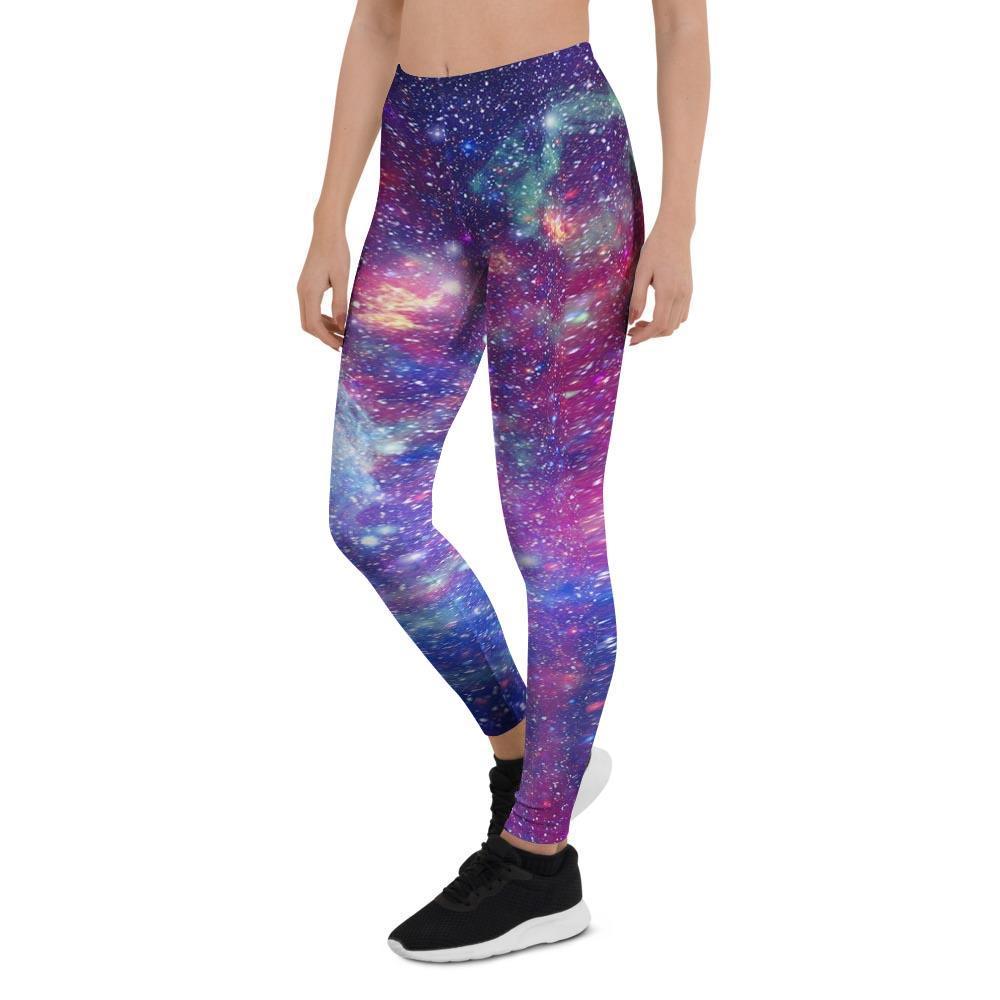 Abstract Starfield Galaxy Space Women's Leggings-grizzshop