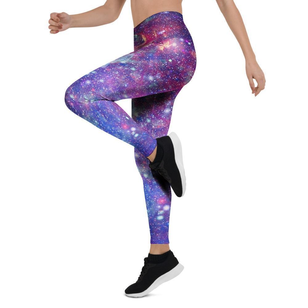 Abstract Starfield Galaxy Space Women's Leggings-grizzshop