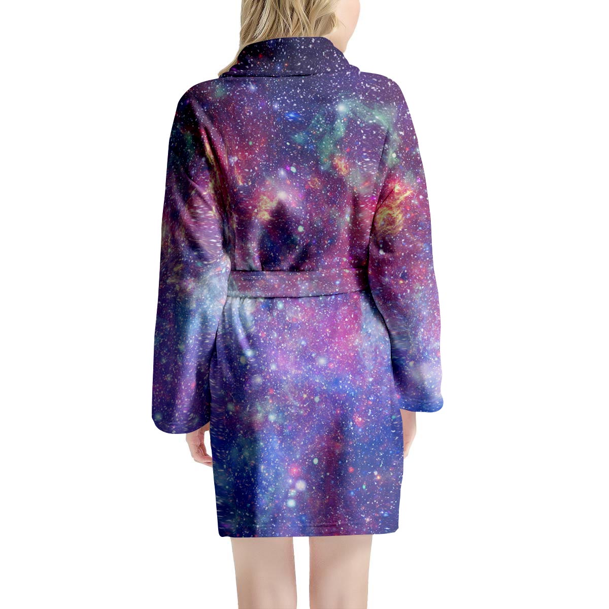 Abstract Starfield Galaxy Space Women's Robe-grizzshop