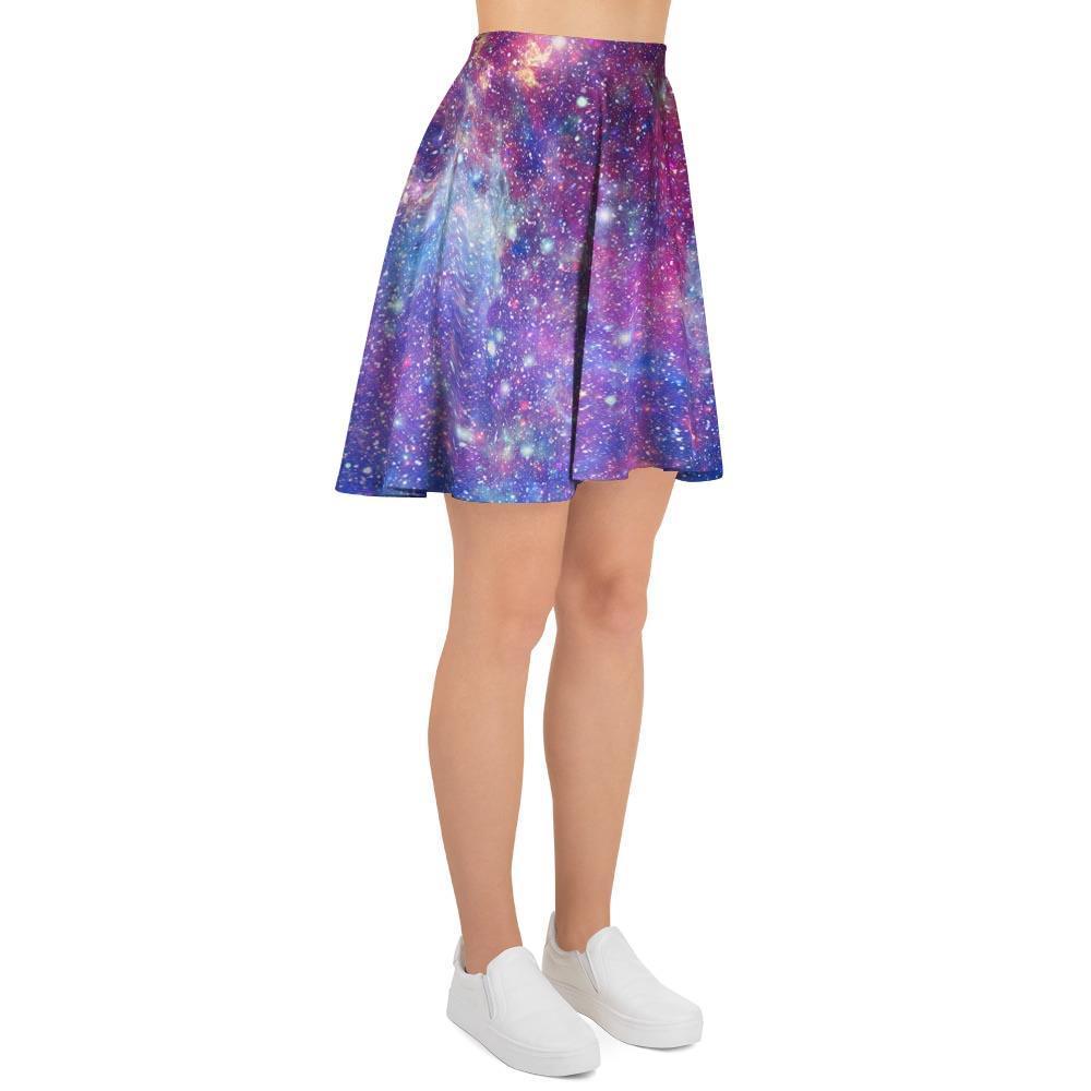 Abstract Starfield Galaxy Space Women's Skirt-grizzshop