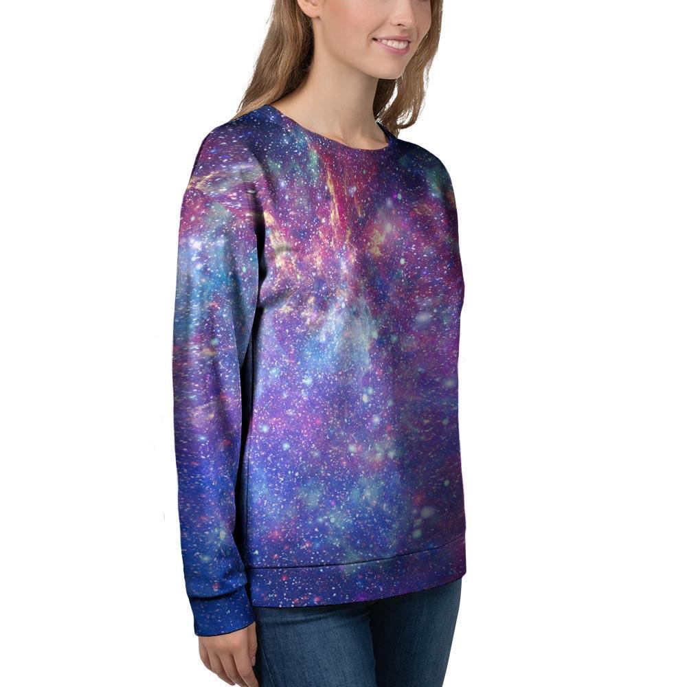 Abstract Starfield Galaxy Space Women's Sweatshirt-grizzshop