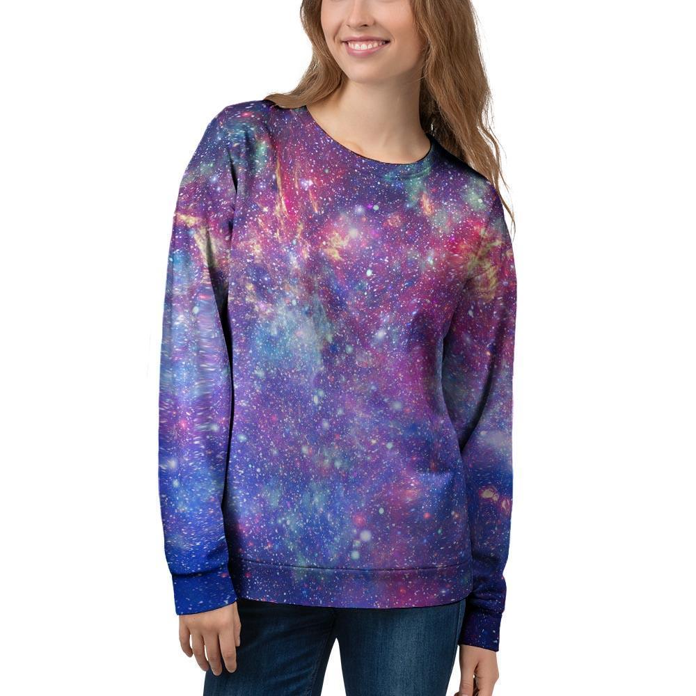 Abstract Starfield Galaxy Space Women's Sweatshirt-grizzshop