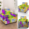 Abstract Tie Dye Armchair Cover-grizzshop