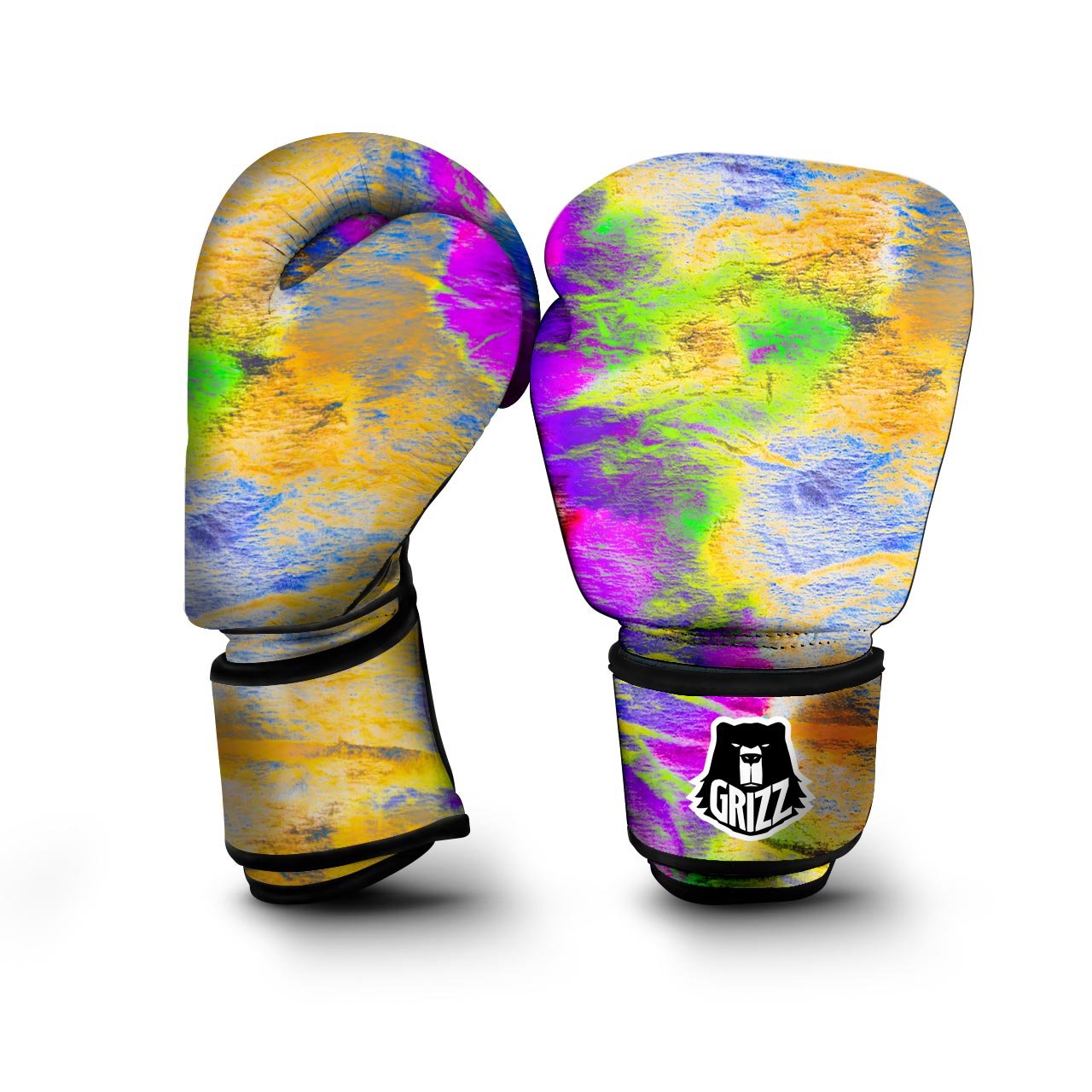 Abstract Tie Dye Boxing Gloves-grizzshop