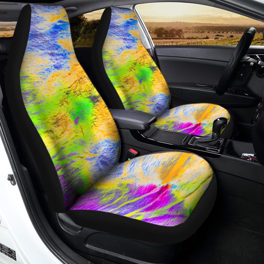 Abstract Tie Dye Car Seat Covers-grizzshop