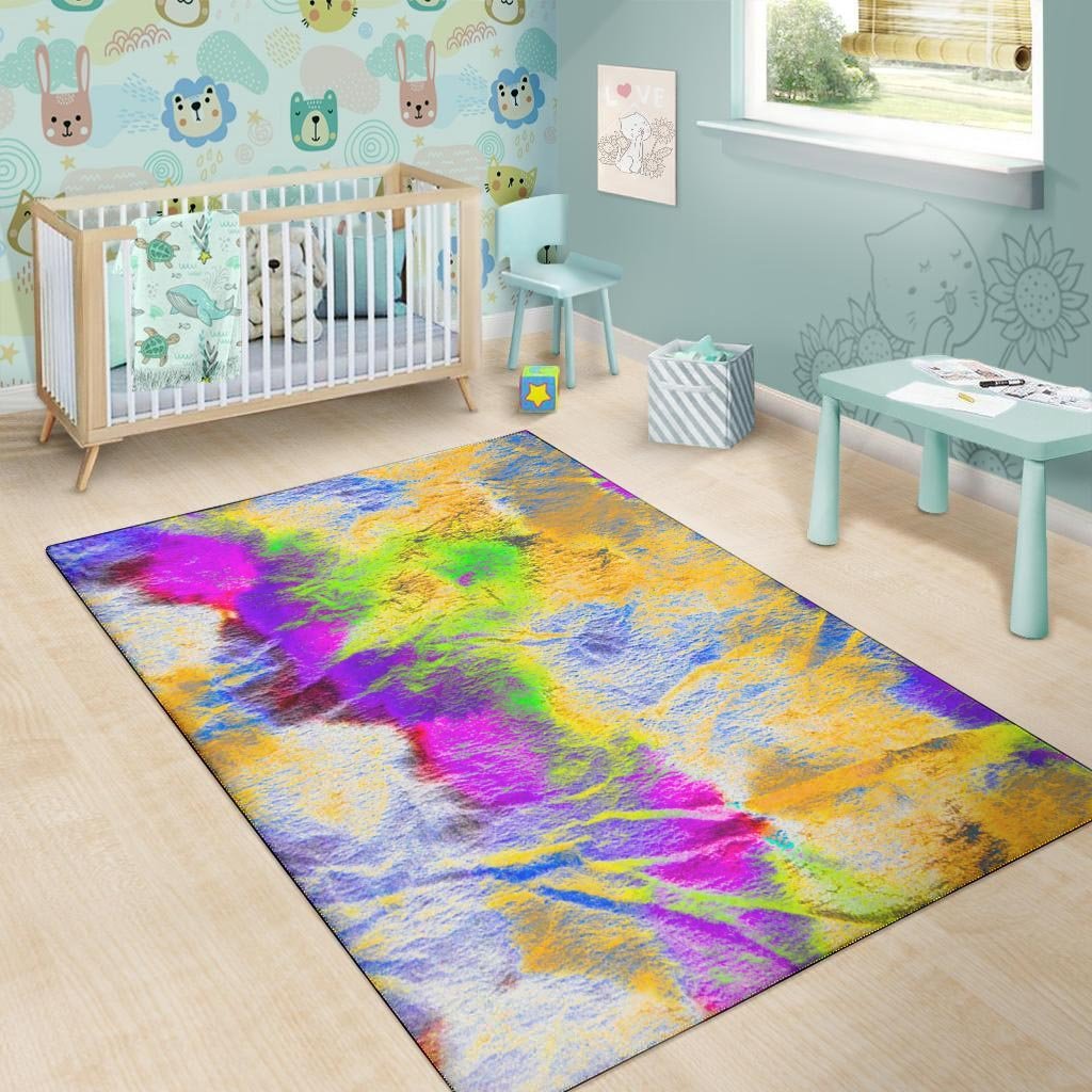 Abstract Tie Dye Floor Mat-grizzshop