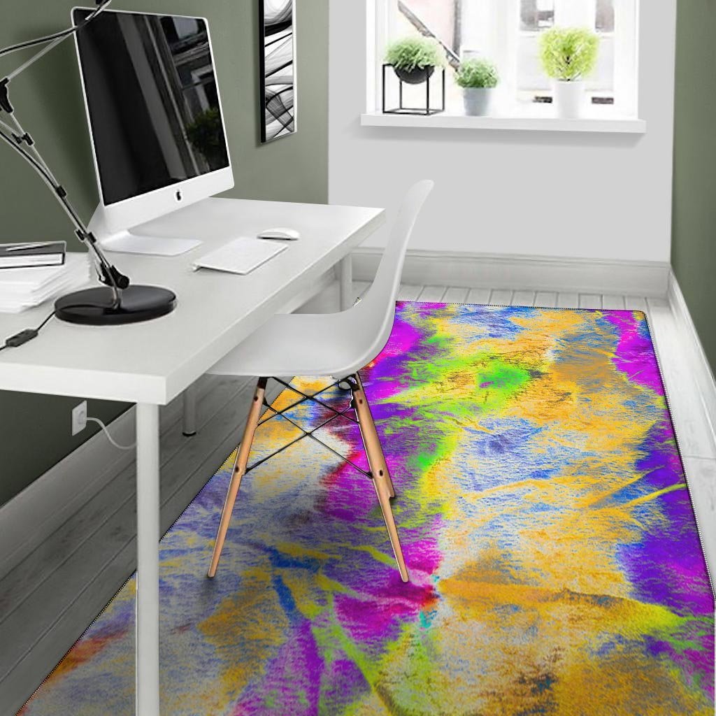 Abstract Tie Dye Floor Mat-grizzshop