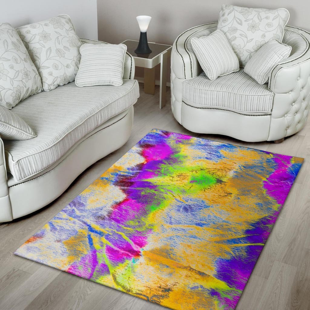 Abstract Tie Dye Floor Mat-grizzshop