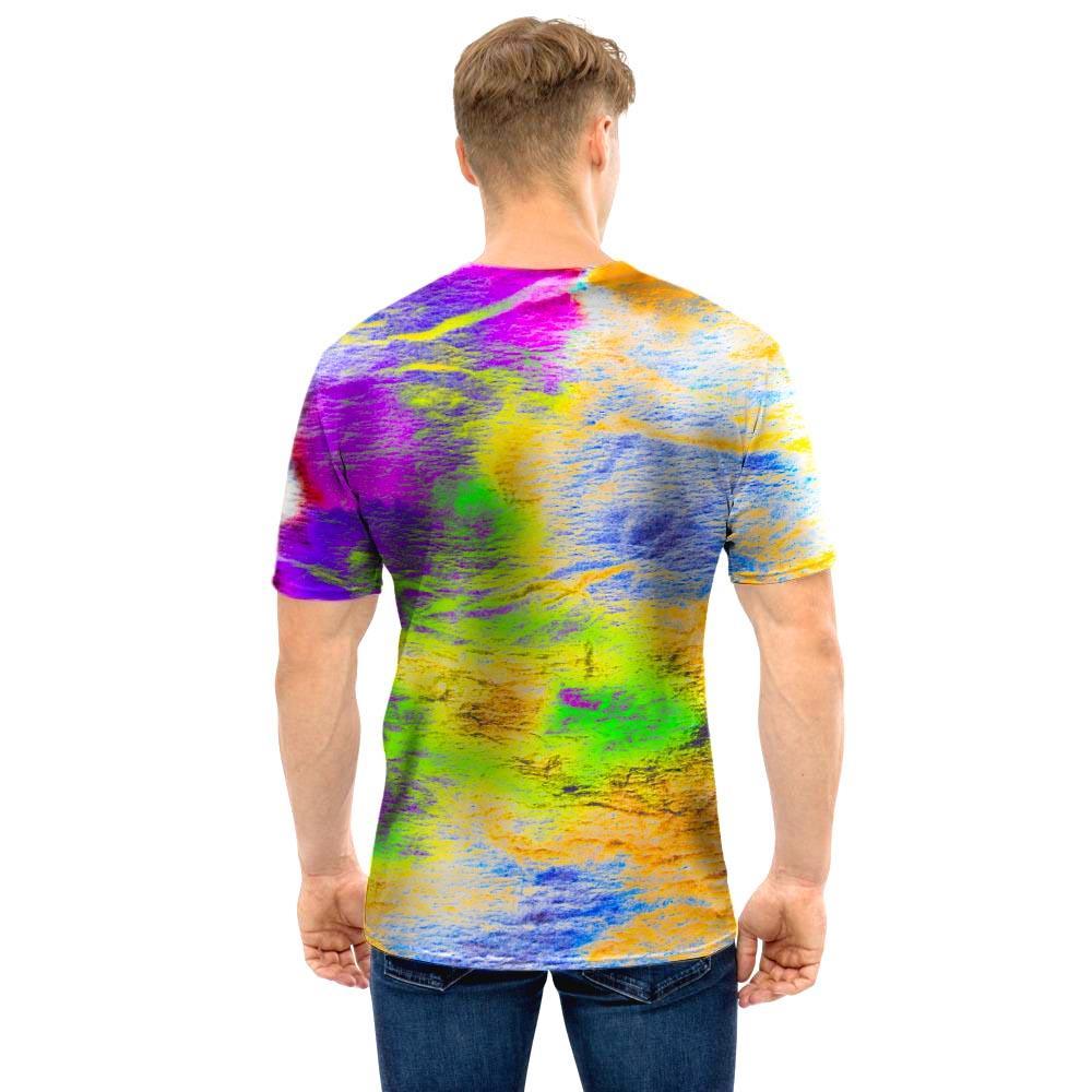 Abstract Tie Dye Men T Shirt-grizzshop