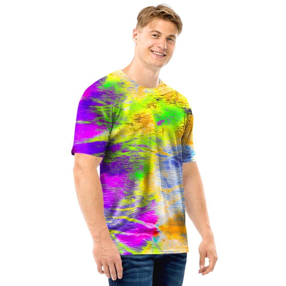 Abstract Tie Dye Men T Shirt-grizzshop