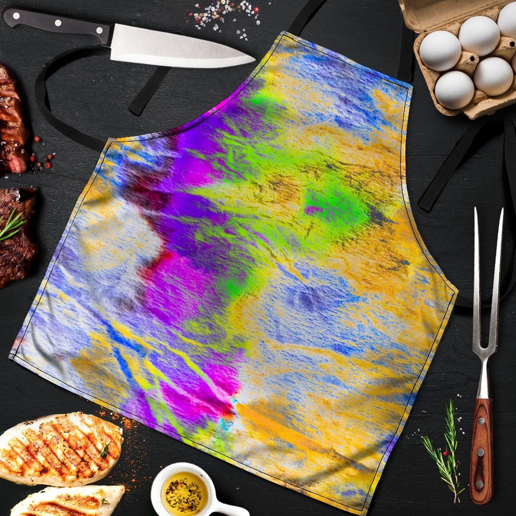 Abstract Tie Dye Men's Apron-grizzshop