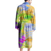 Abstract Tie Dye Men's Robe-grizzshop