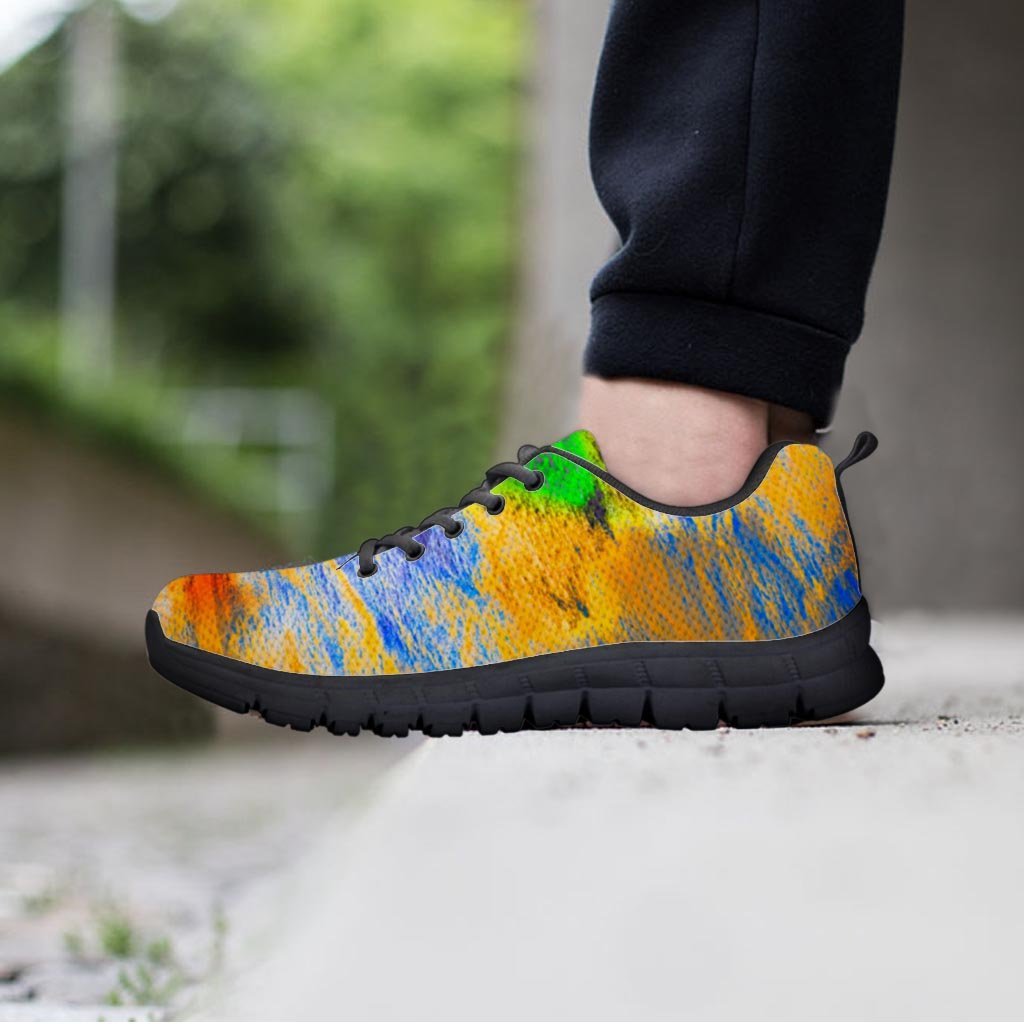 Abstract Tie Dye Men's Sneakers-grizzshop