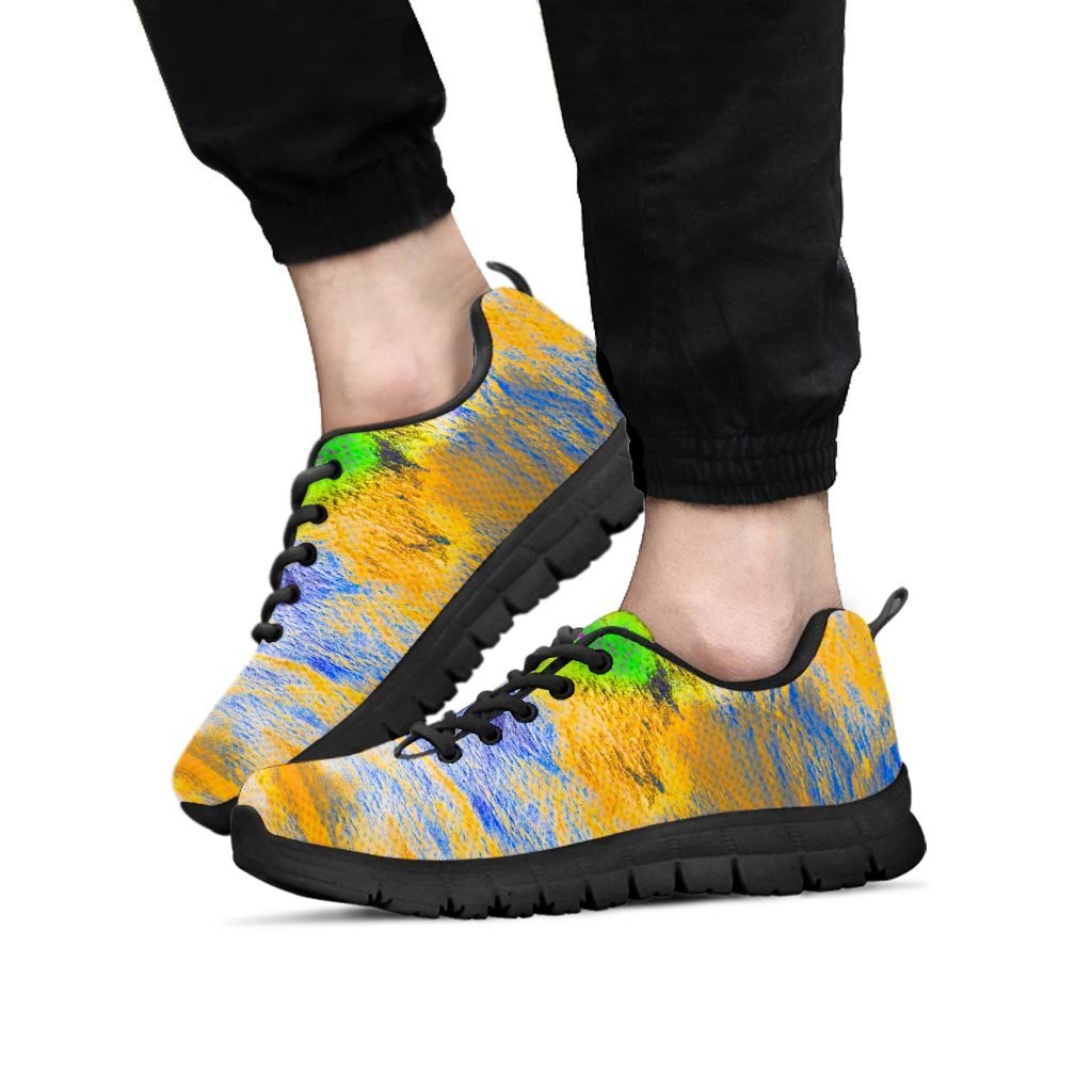 Abstract Tie Dye Men's Sneakers-grizzshop