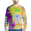 Abstract Tie Dye Men's Sweatshirt-grizzshop