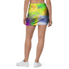 Abstract Tie Dye Mini Skirt-grizzshop