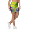 Abstract Tie Dye Mini Skirt-grizzshop