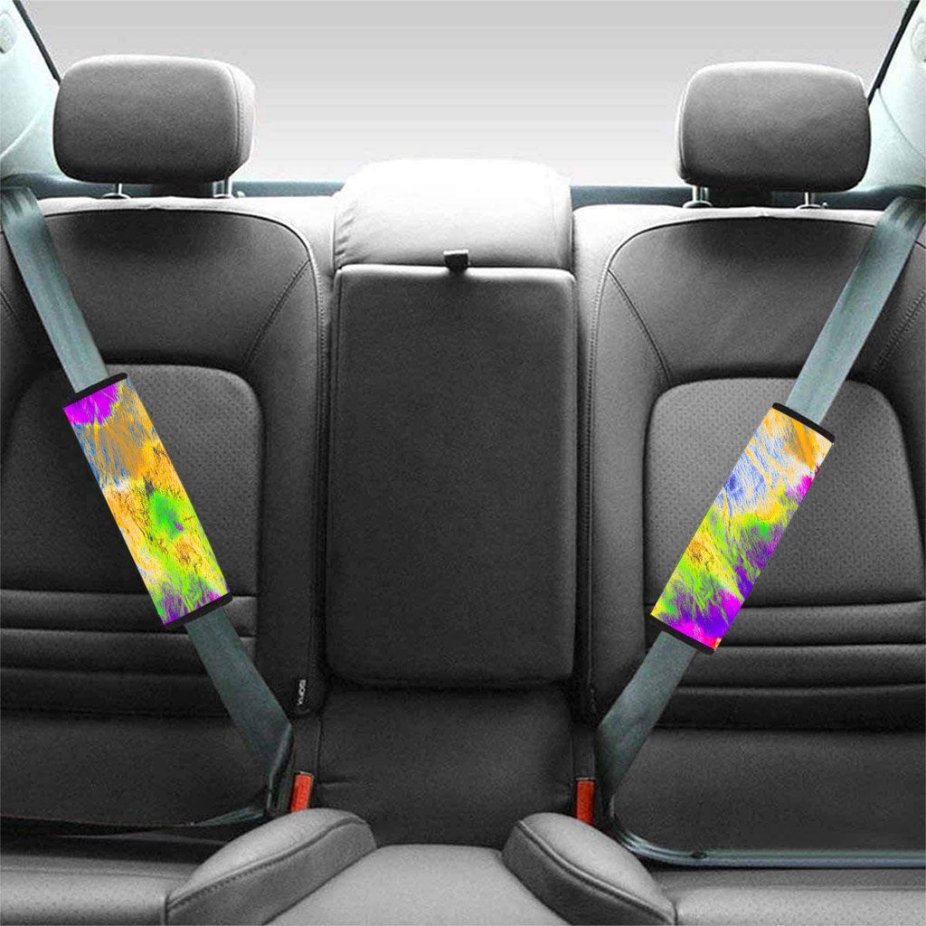 Abstract Tie Dye Seat Belt Cover-grizzshop