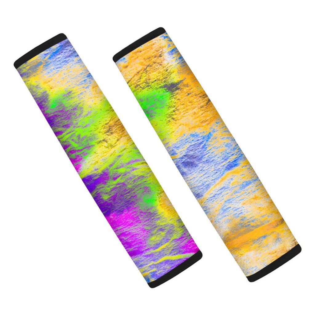 Abstract Tie Dye Seat Belt Cover-grizzshop