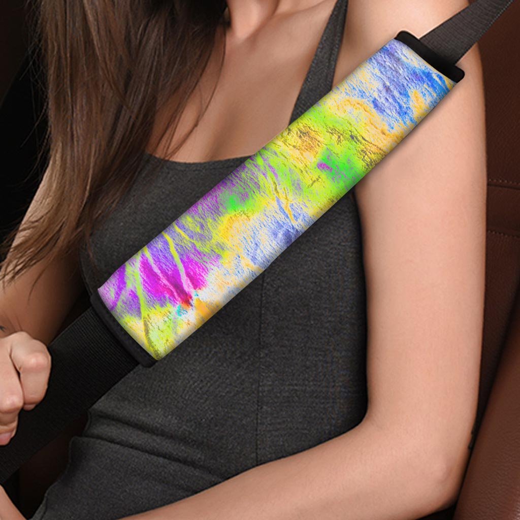 Abstract Tie Dye Seat Belt Cover-grizzshop