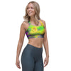 Abstract Tie Dye Sports Bra-grizzshop