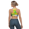 Abstract Tie Dye Sports Bra-grizzshop