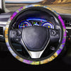 Abstract Tie Dye Steering Wheel Cover-grizzshop