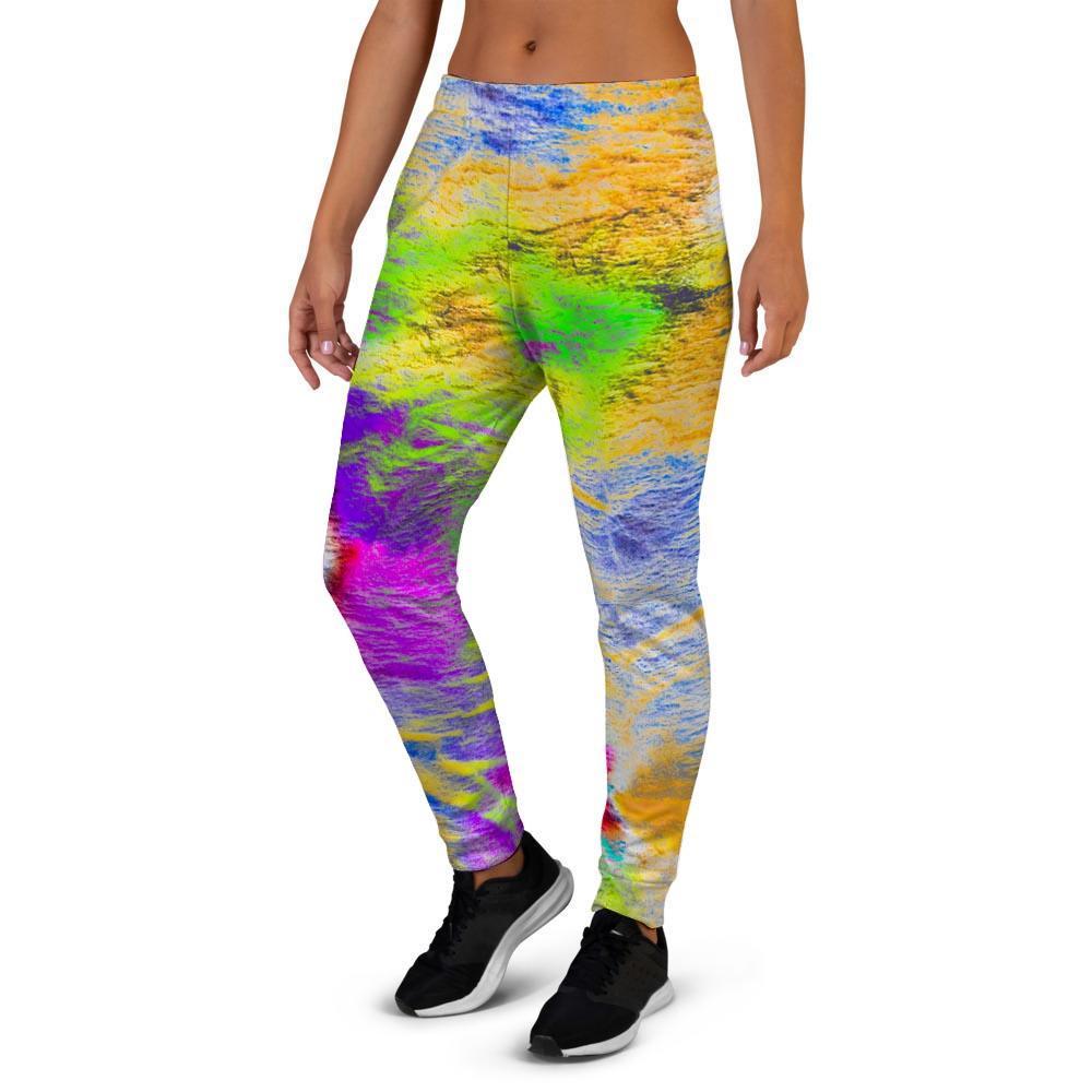 Abstract Tie Dye Women's Joggers-grizzshop