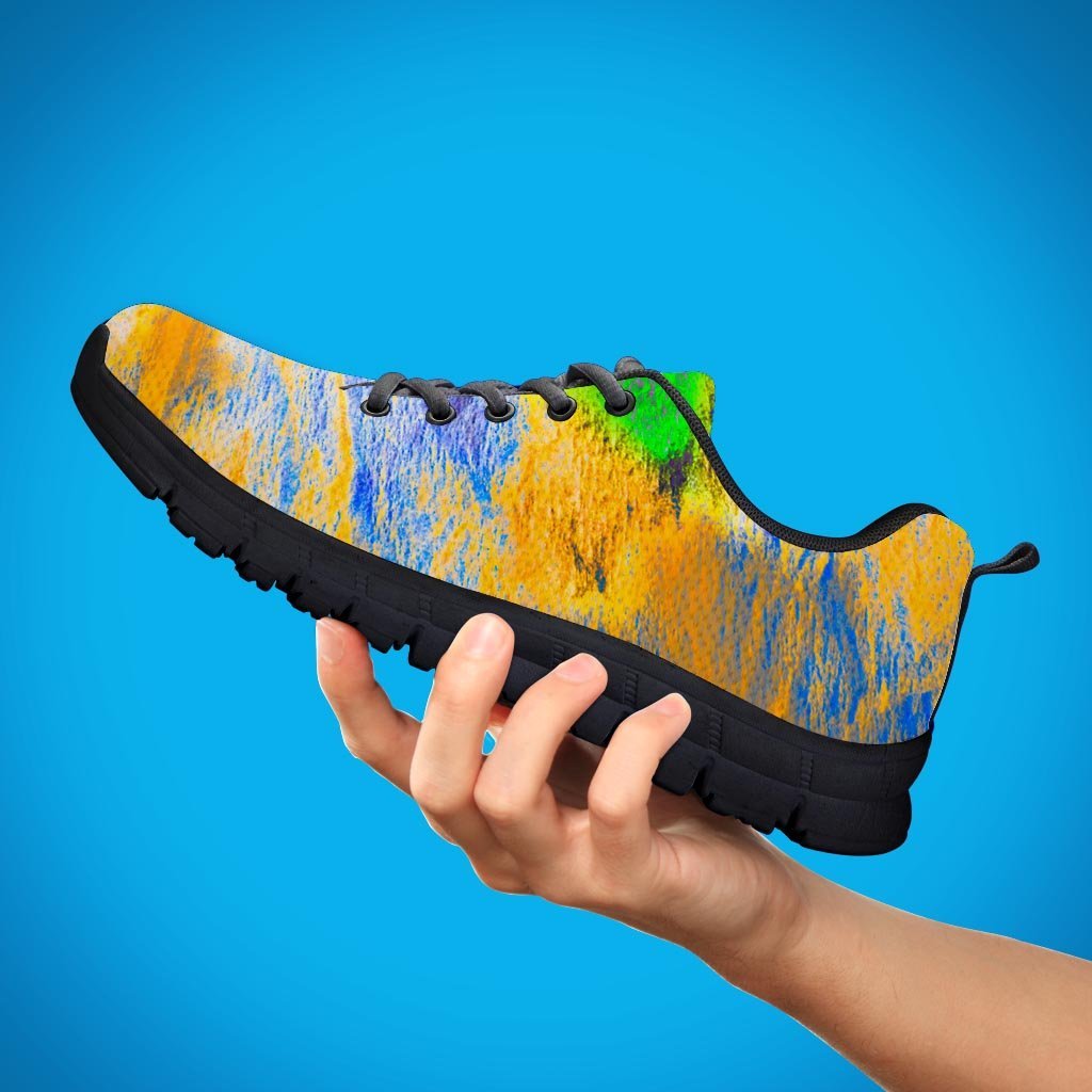 Abstract Tie Dye Women's Sneakers-grizzshop