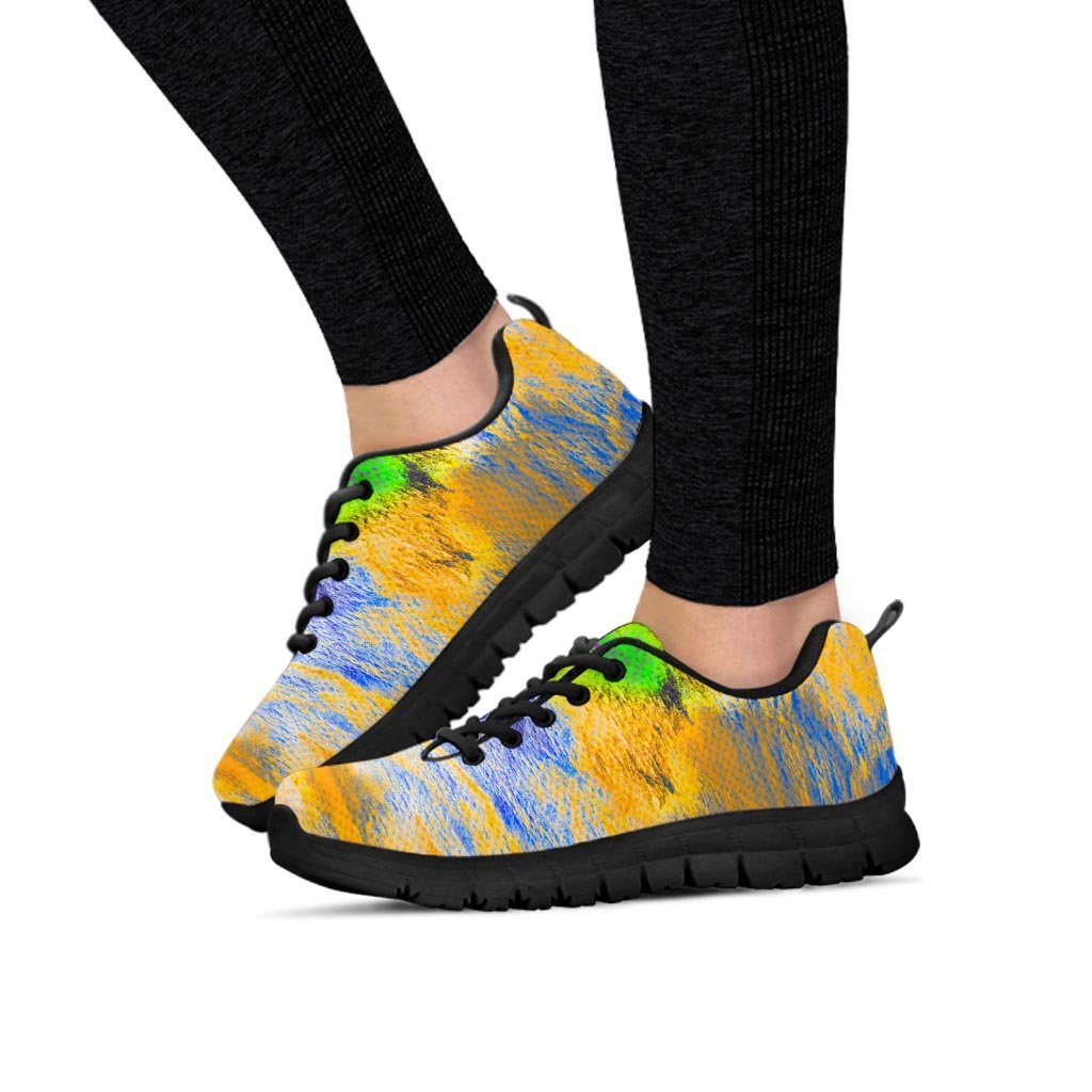 Abstract Tie Dye Women's Sneakers-grizzshop