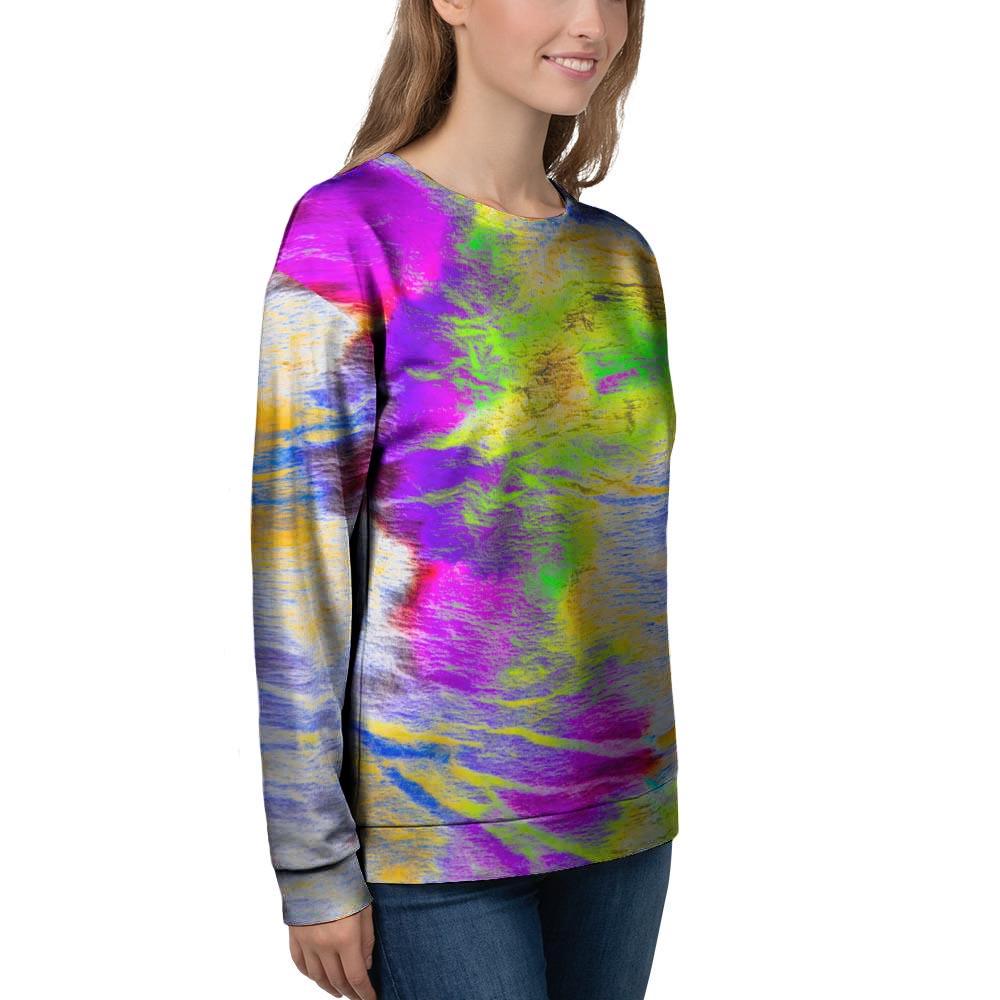 Abstract Tie Dye Women's Sweatshirt-grizzshop